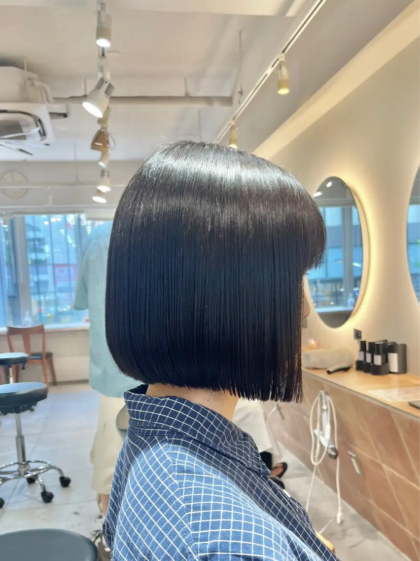 ショート 横浜/カットパーマ モデル/佐藤桃香のヘアスタイル