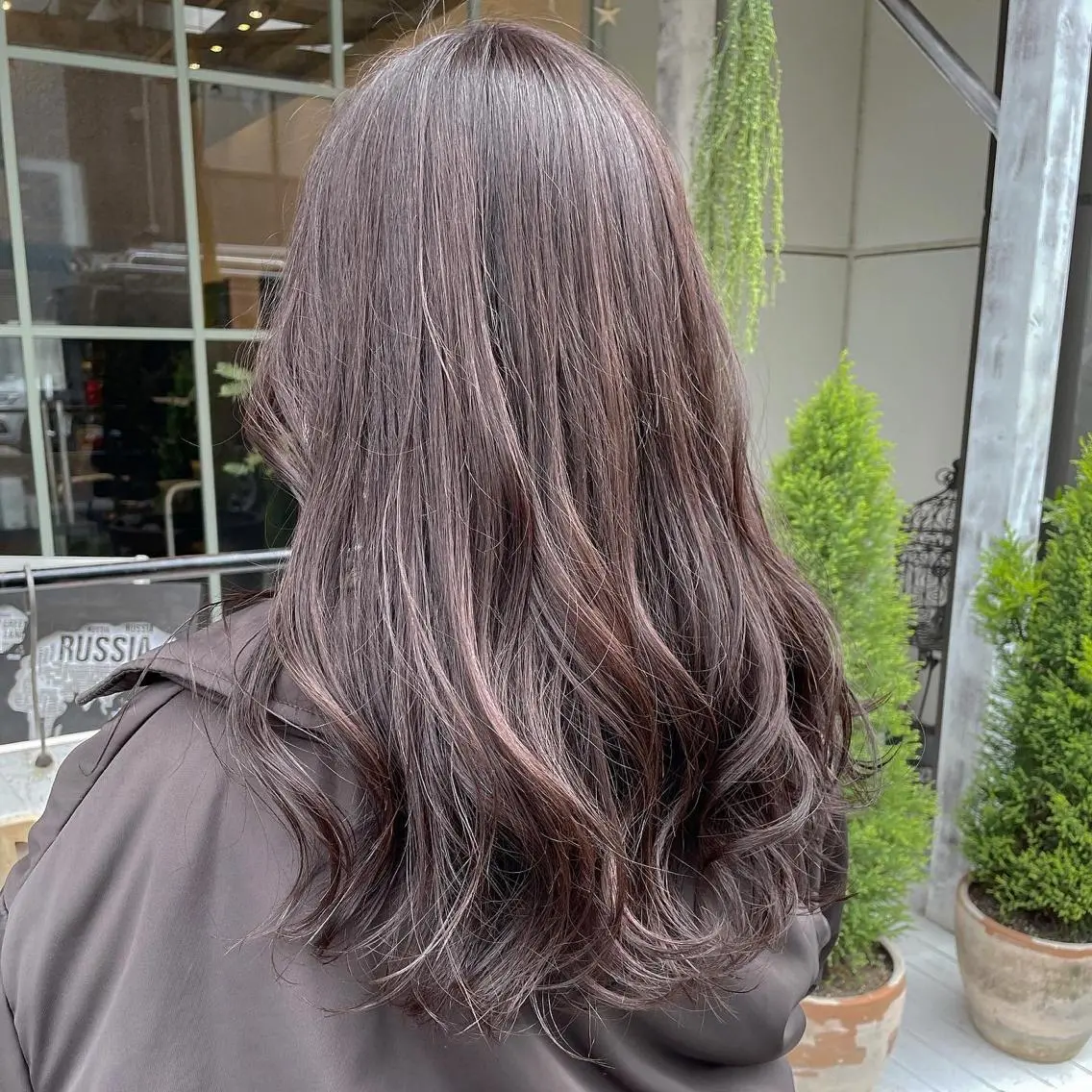ロング カラー ピンクカラー 【完全個室】髪質改善 暖色カラー/山崎唯奈のヘアスタイル
