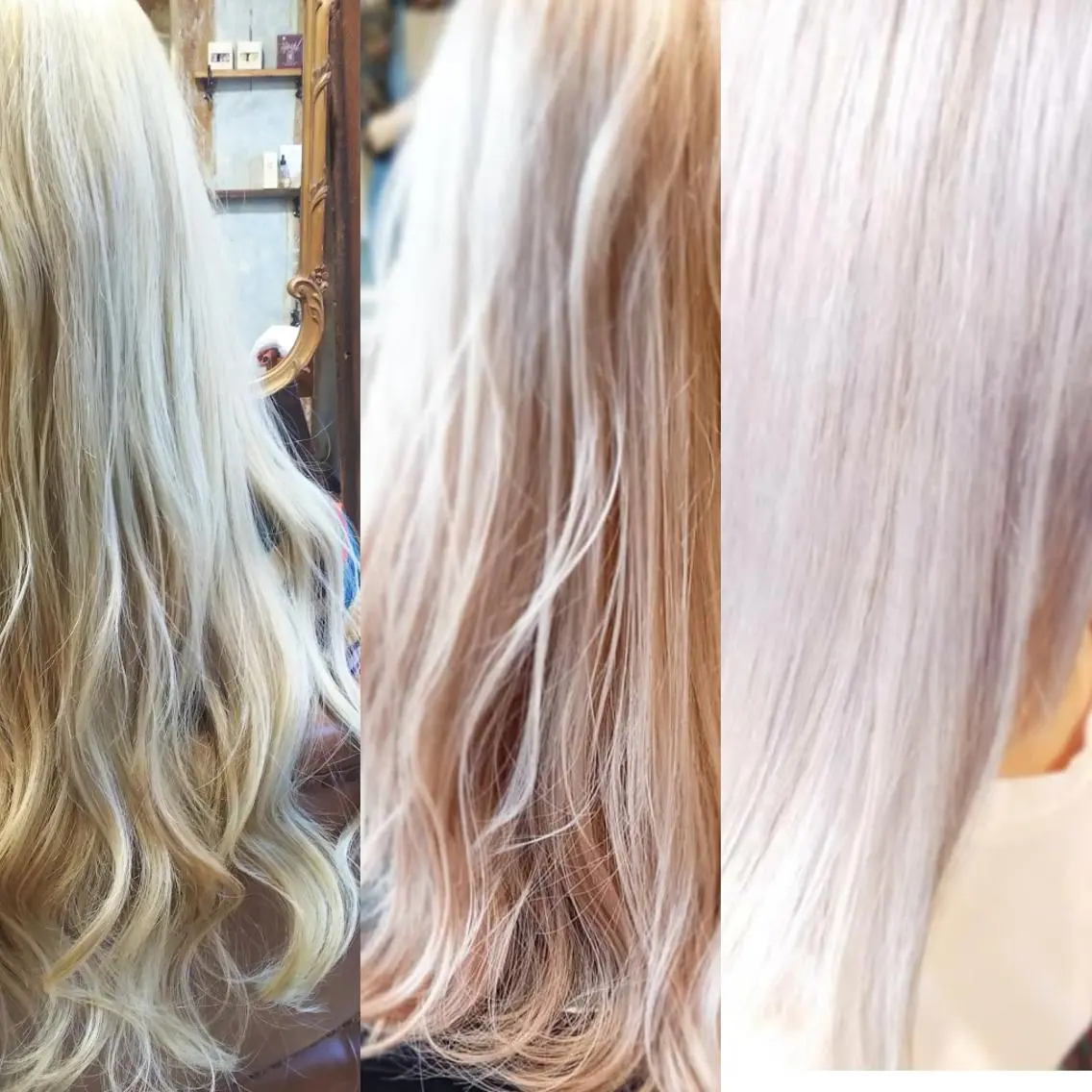 ミディアム カラー ブリーチ ハイトーンカラー デザインカラー /aiのヘアスタイル