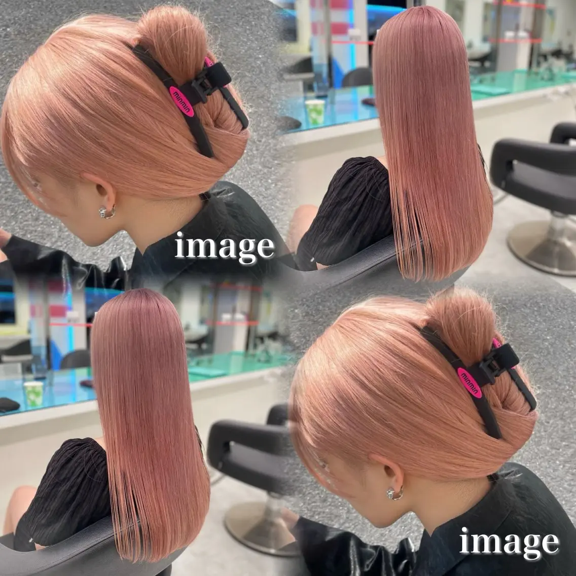 🎀淡めカラーにしたい方🎀ブリーチ2回+カラーで叶える色落ちまで綺麗なカラーにしたい方はこちらの写真