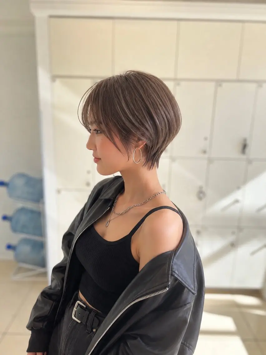 ショート カラー ショートヘア カット ヘアカラー トリートメント 金子 直樹のヘアスタイル