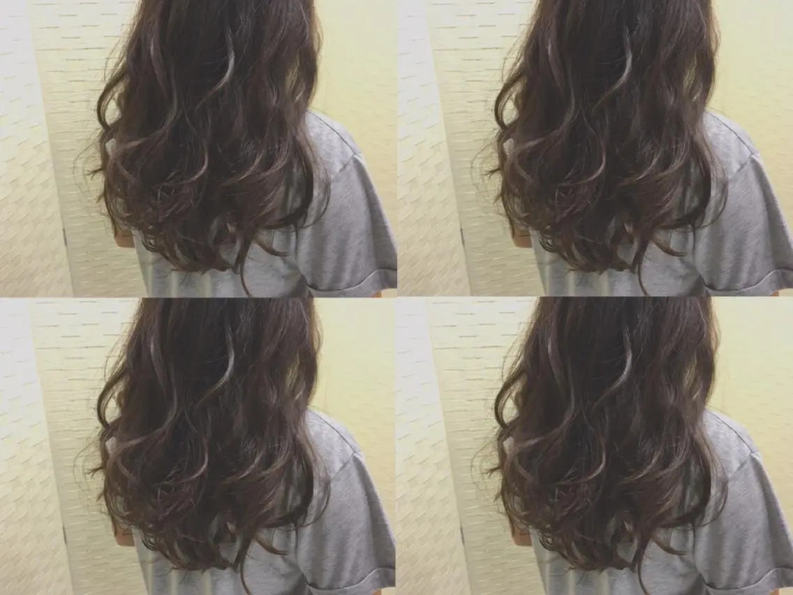 ミディアム セミロング ロング カラー boutique misakiのヘアスタイル