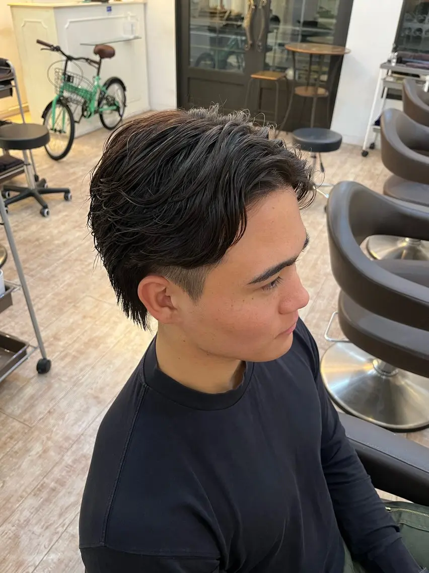 パーマ メンズ レディースカット 募集中✨まゆのヘアスタイル