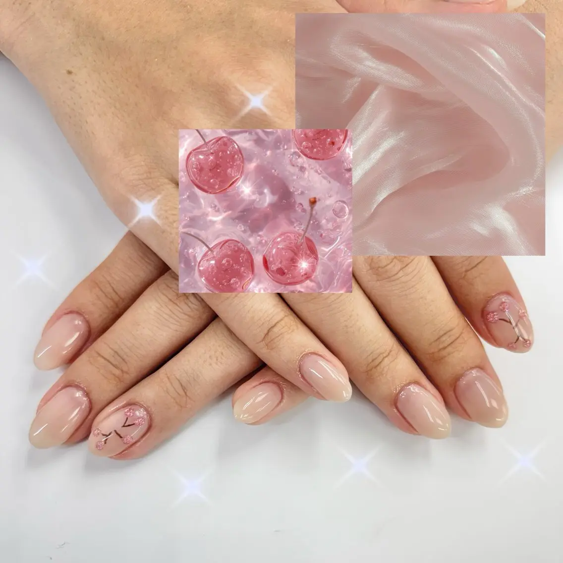オフ🈶ハンド💅🏻ワンポイントコース🩵パラジェル変更可🙆🏻【大宮／パラジェル／長さだし／フィルイン】の写真