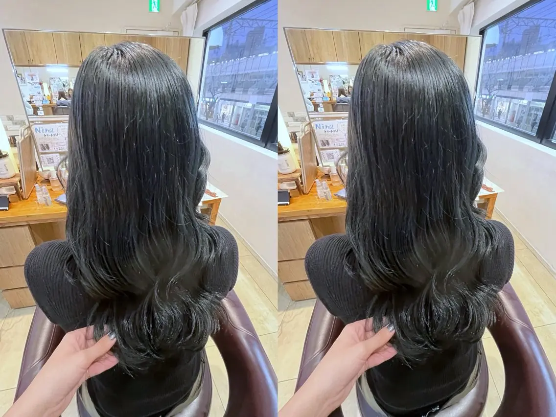 ロング カラー カット ヘアカラー 奥山 沙季(大井町)のヘアスタイル