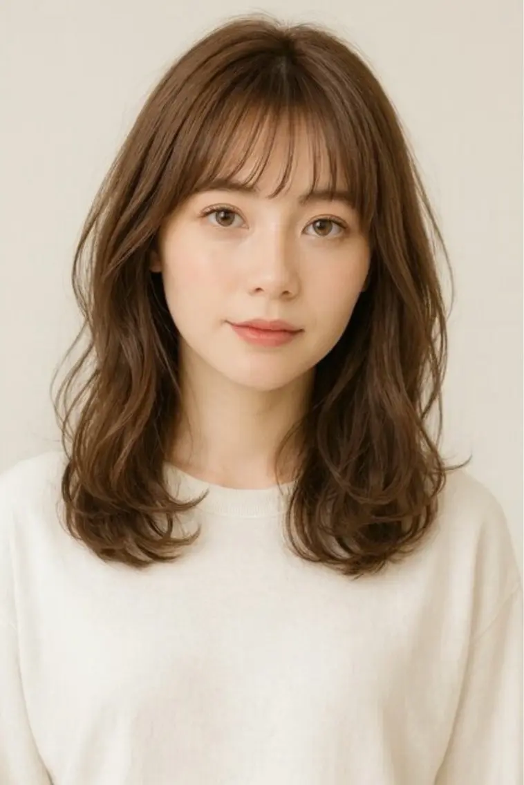 ミディアム sho taのヘアスタイル