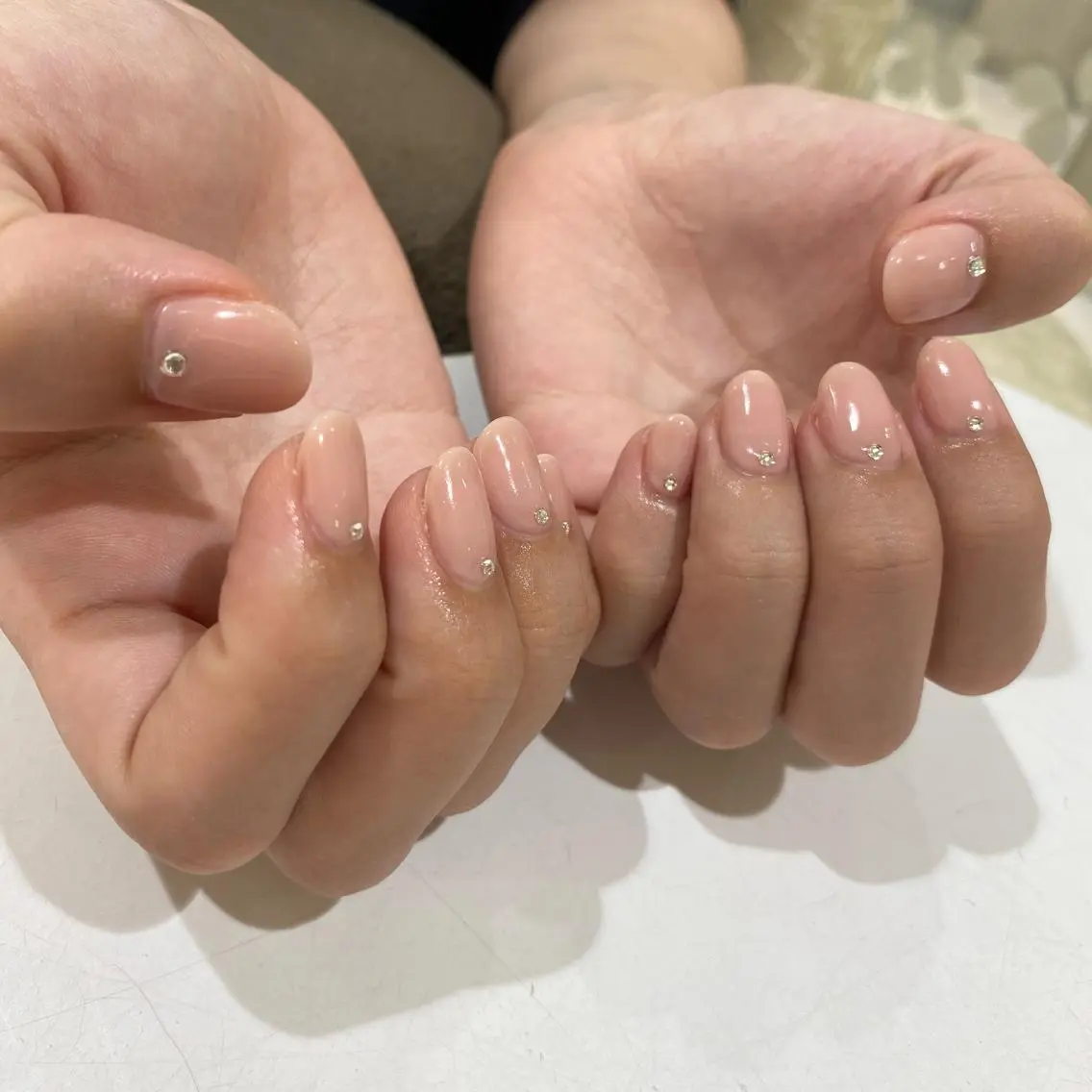 ネイル ストーンネイル 🥀たなか れね🍋のマツエク・マツパデザイン