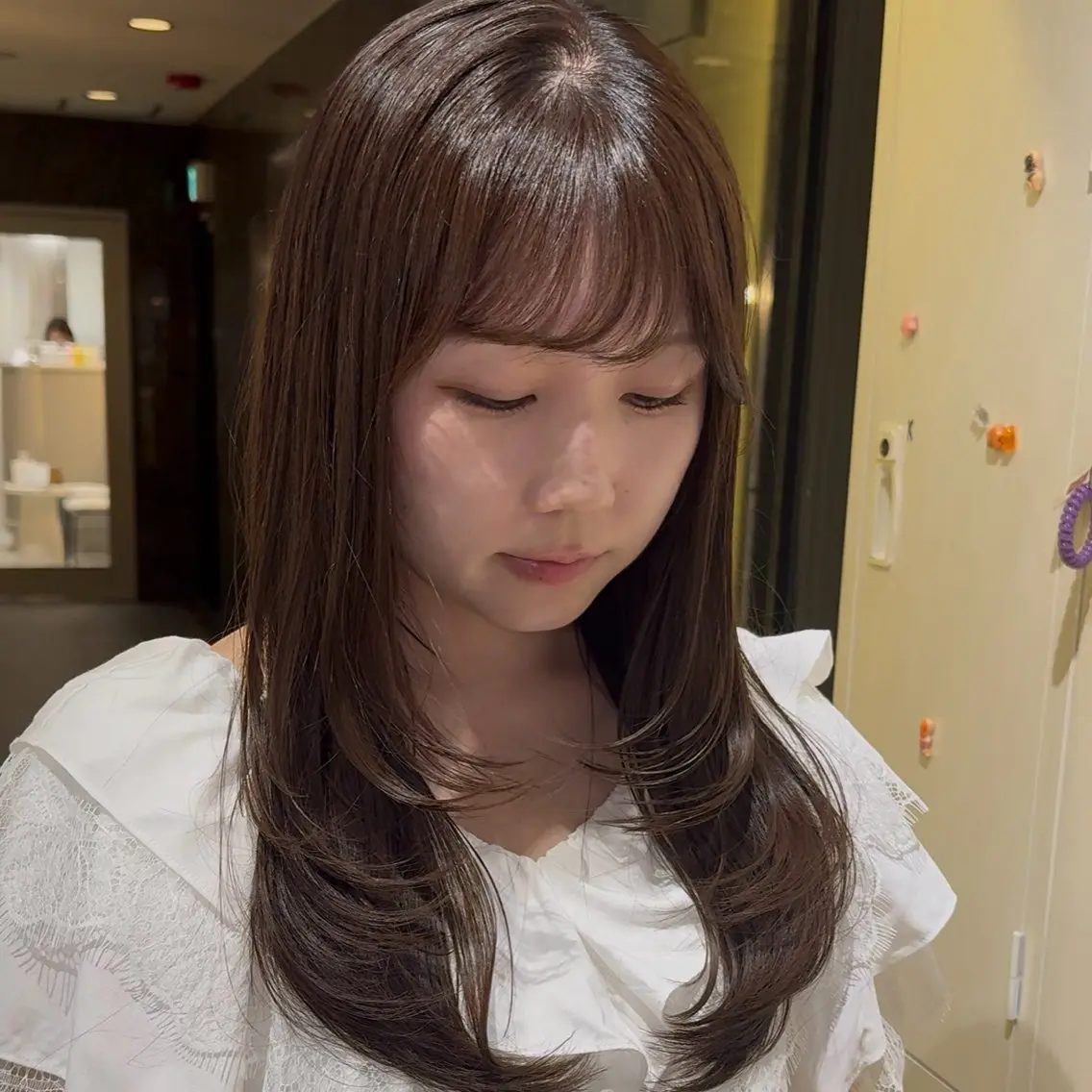 【透明感たっぷり♡】イルミナorアディクシーカラー+卵殻膜トリートメント付き🥣の写真