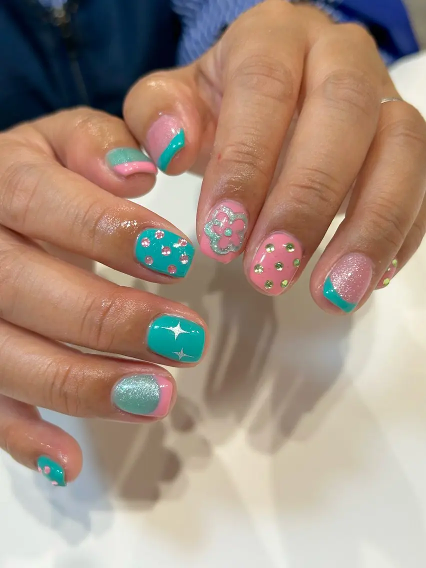 ネイル フレンチネイル 持ち込み ピンク ハンドネイル Lily nailのネイルデザイン