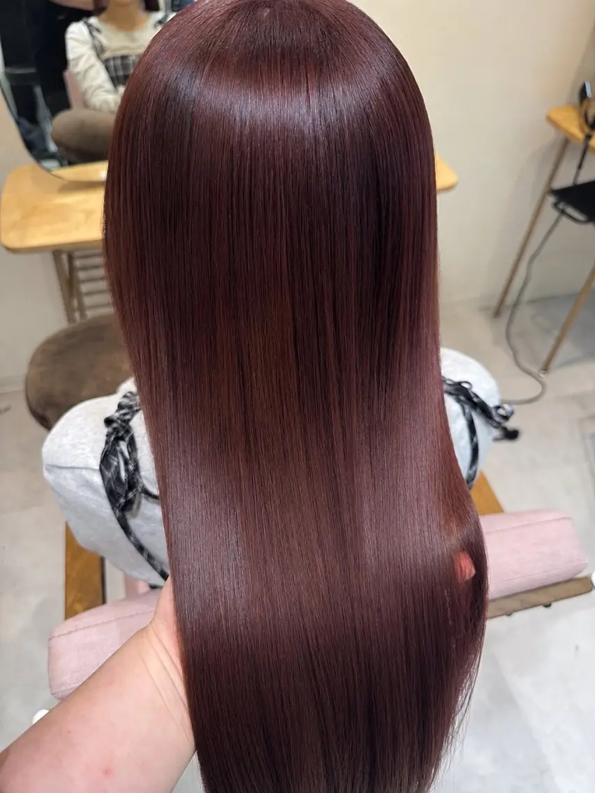 【人気No.2♥️ྀི潤う美髪】似合わせカット+トレンドカラー+縮毛矯正+グランドリンケージTRの写真