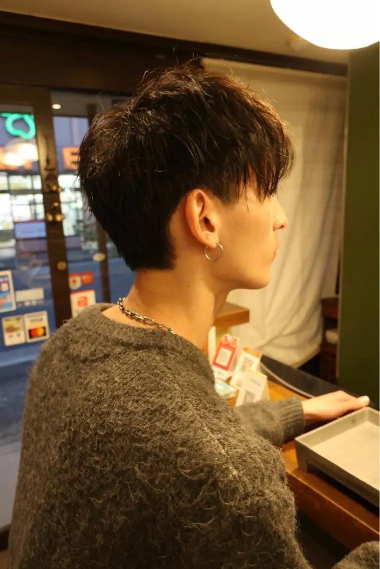 ショート メンズ 西浦 智也のヘアスタイル