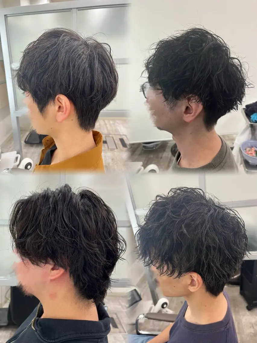 【メンズ👦🏻🌟】カット➕パーマ➕1stepトリートメントの写真