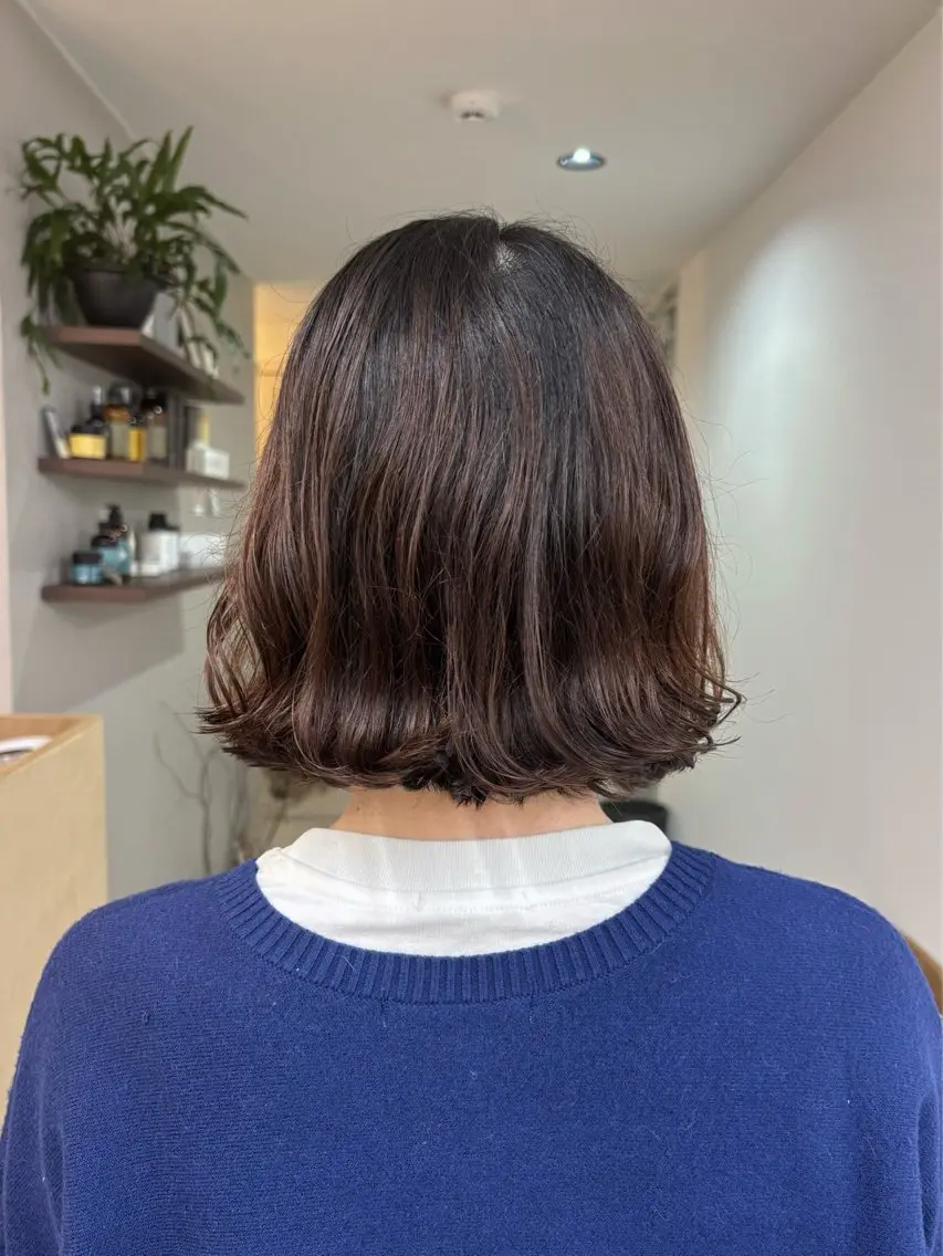 ショート ボブ くせ毛 カット 權軒 真尋 /モデル様募集中のヘアスタイル