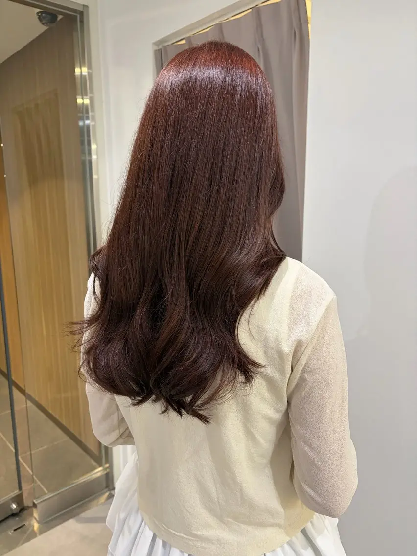 カラー 五十棲 光里のヘアスタイル