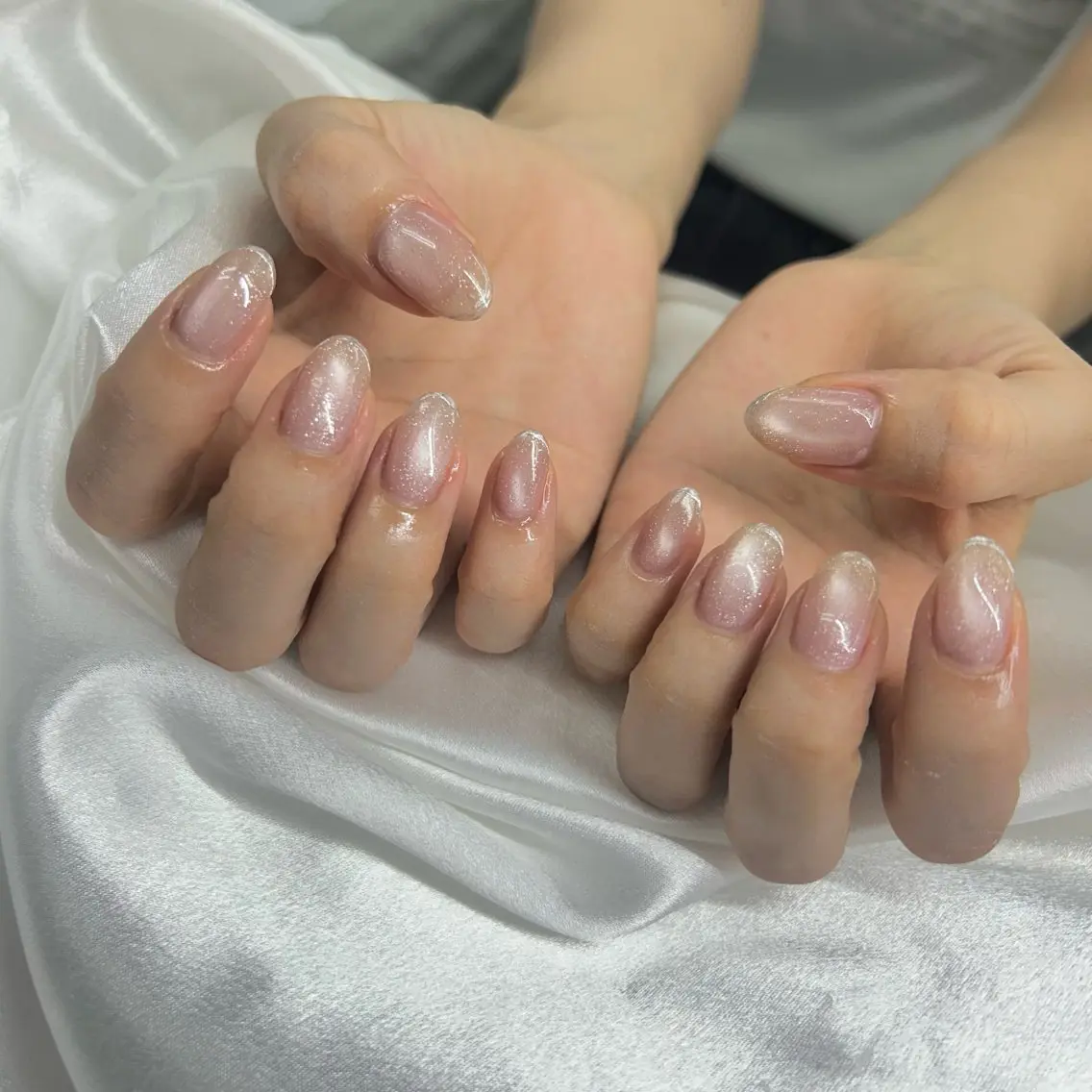 ネイル 氷ネイル・うるうるネイル ハンドネイル y’sbeauty 本町店のネイルデザイン