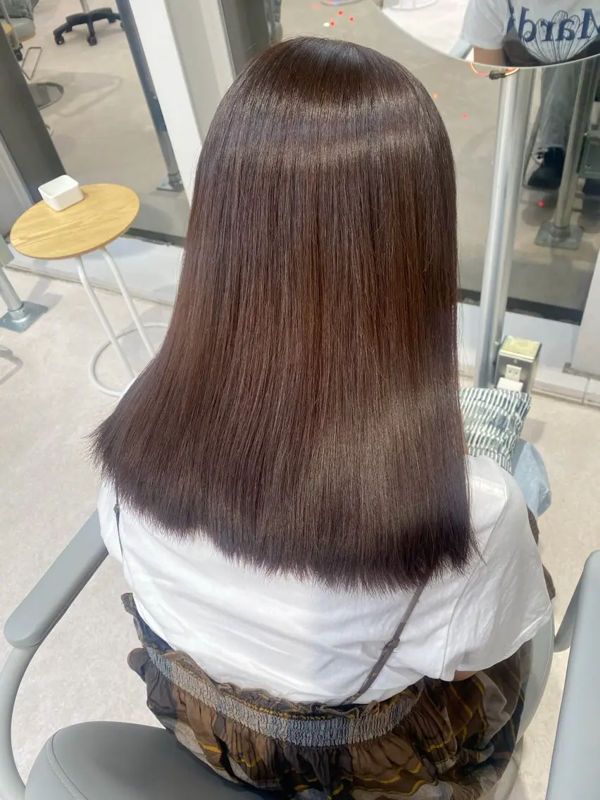 ミディアム カラー ヘアカラー トリートメント 🍓暖色カラー🍓 fuminaのヘアスタイル