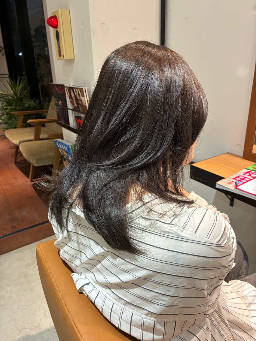 カラー ヘアカラー linna / 高槻 /透明感カラーのヘアスタイル