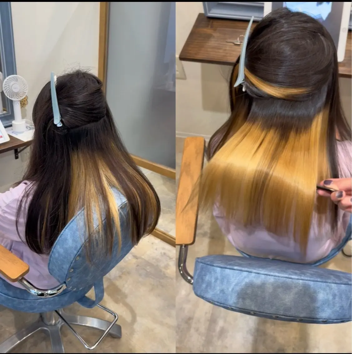 ロング 髪質改善 カット 縮毛矯正 トリートメント 本間 遥翔のヘアスタイル