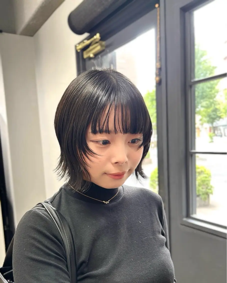 ショート ボブ レイヤーカット カット トリートメント ラフで可愛いヘア 🐈⬛Rukaのヘアスタイル