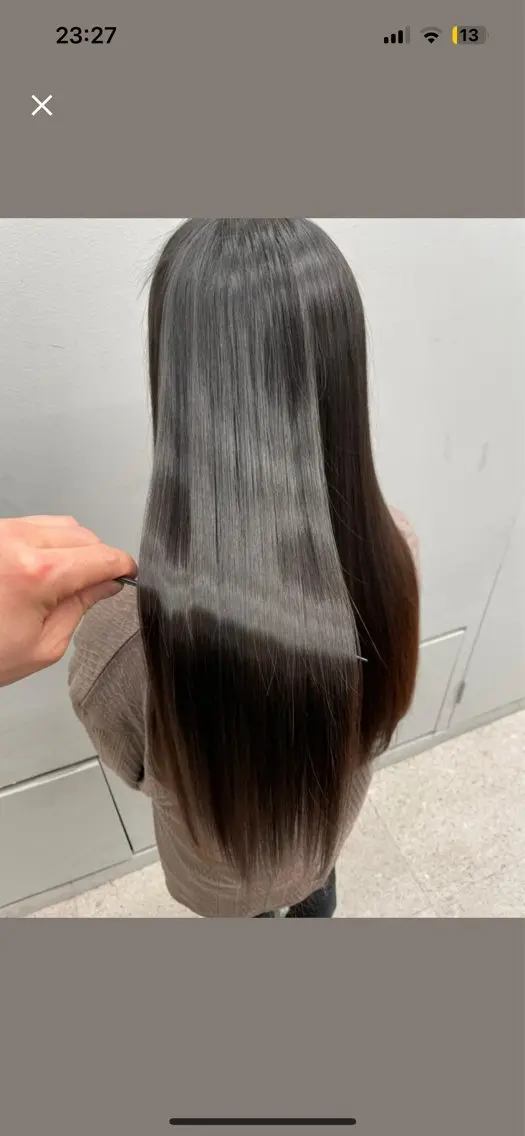 ロング 髪質改善 トリートメント カット ヘアカラー 🫧ナオ🫧 /韓国 ヘア/ マンツーマンのヘアスタイル