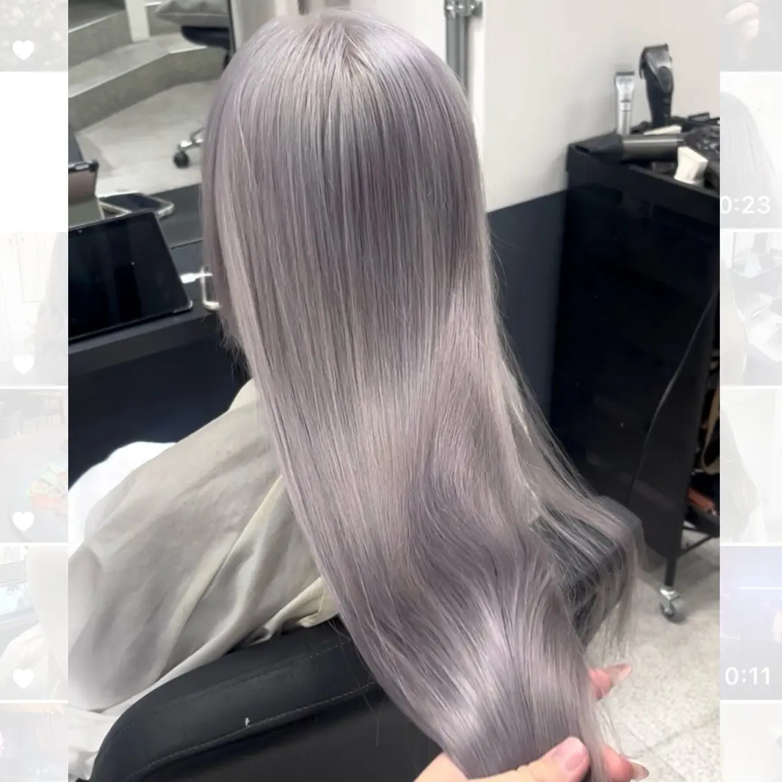 ロング ロング ヘアカラー トリートメント EMMA🤍 CIERA.心斎橋のヘアスタイル