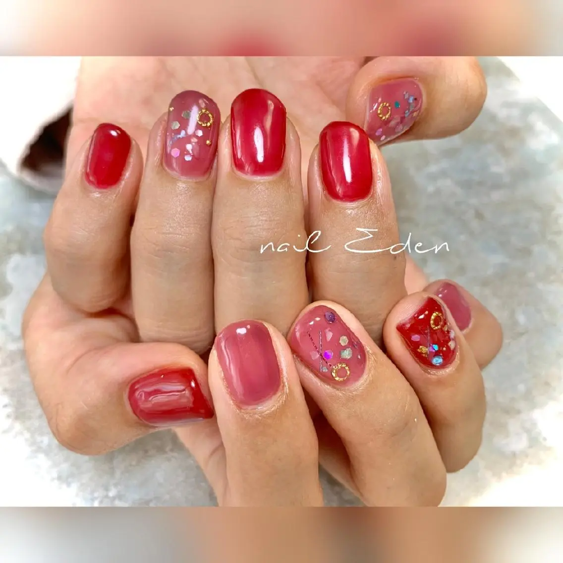 ネイル 持ち込み Eden ♾️のネイルデザイン