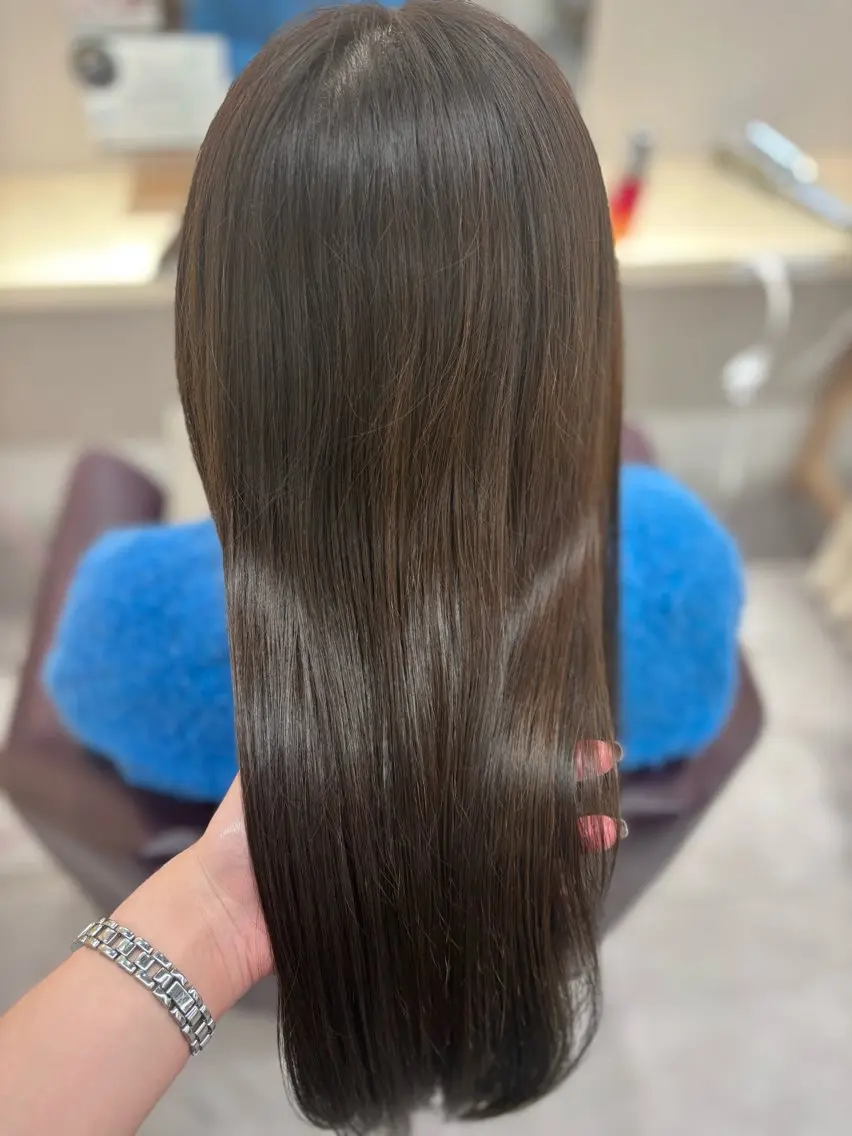 ロング カット ヘアカラー Haruka✄﻿ 透明感カラー🫧🌙のヘアスタイル