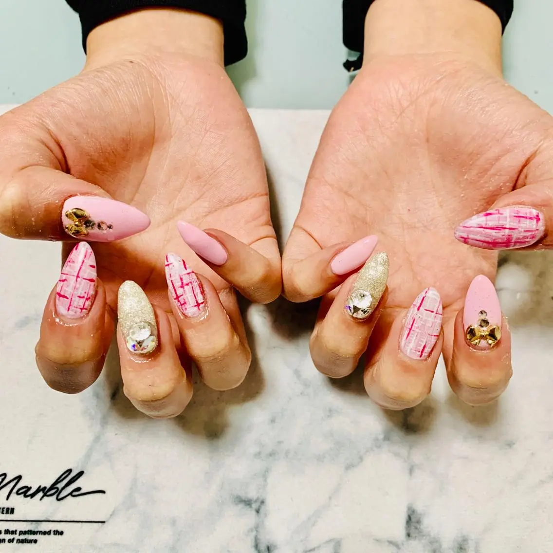 ネイル ハンドネイル 🌙🫧CHARME (RUKA)🦋🫧のネイルデザイン