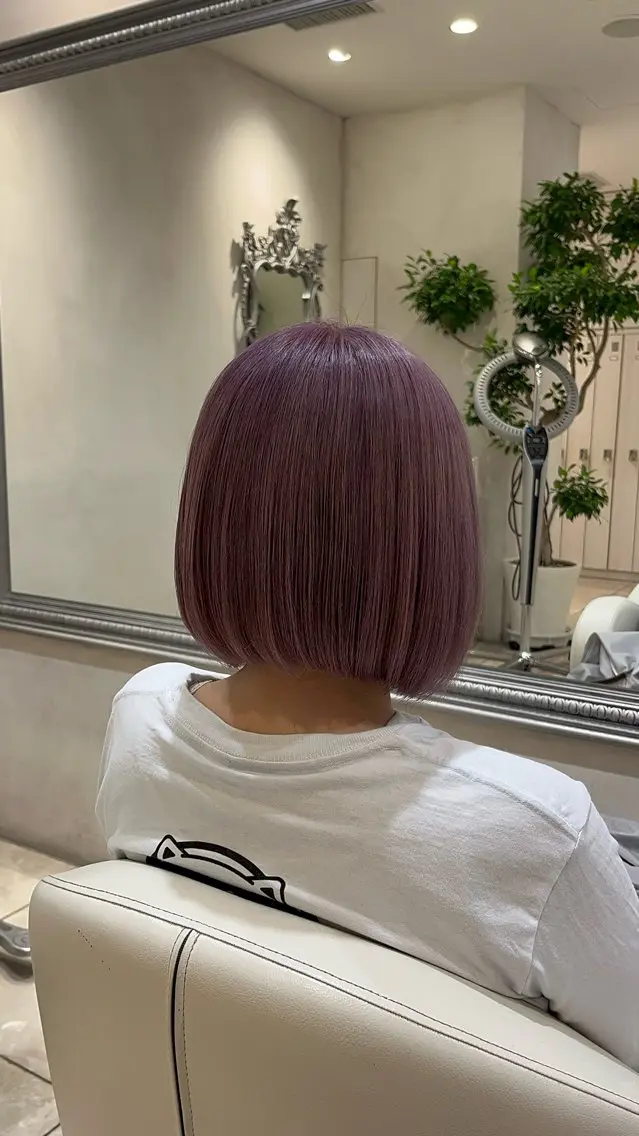 ショート カラー 菅沼 花琳のヘアスタイル