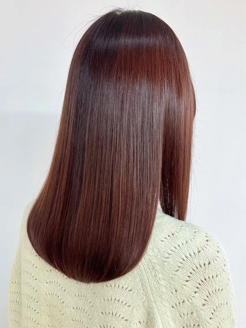 セミロング カラー カット ヘアカラー トリートメント 【髪質改善×カラー】 QUALIS沓掛貴浩のヘアスタイル