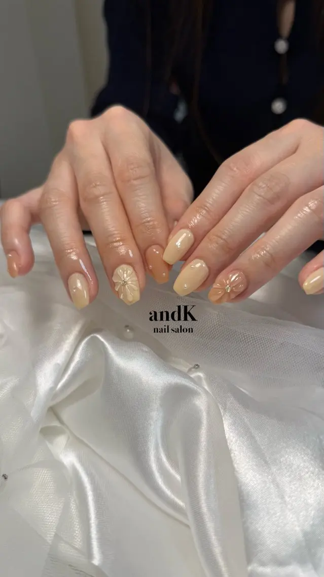 ネイル 持ち込み 春ネイル andK nail salonのネイルデザイン