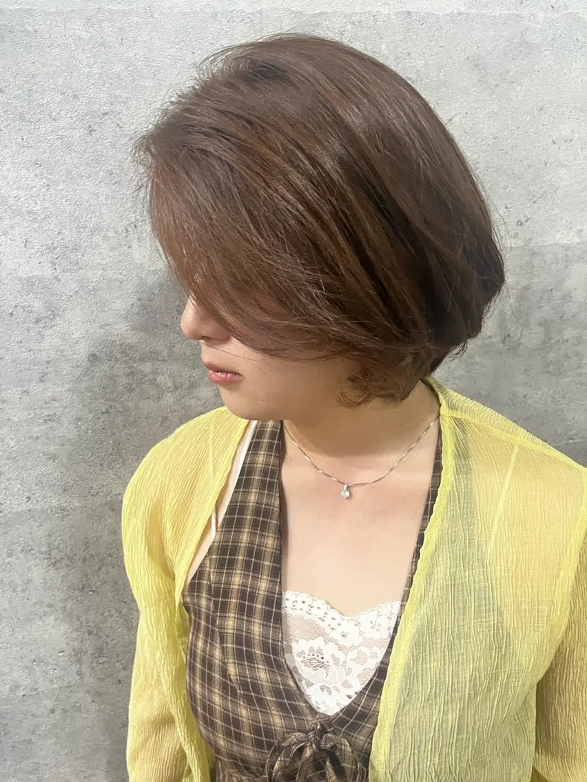 ミディアム カット ヘアカラー Grow by NYNY 田代 紀恵のヘアスタイル