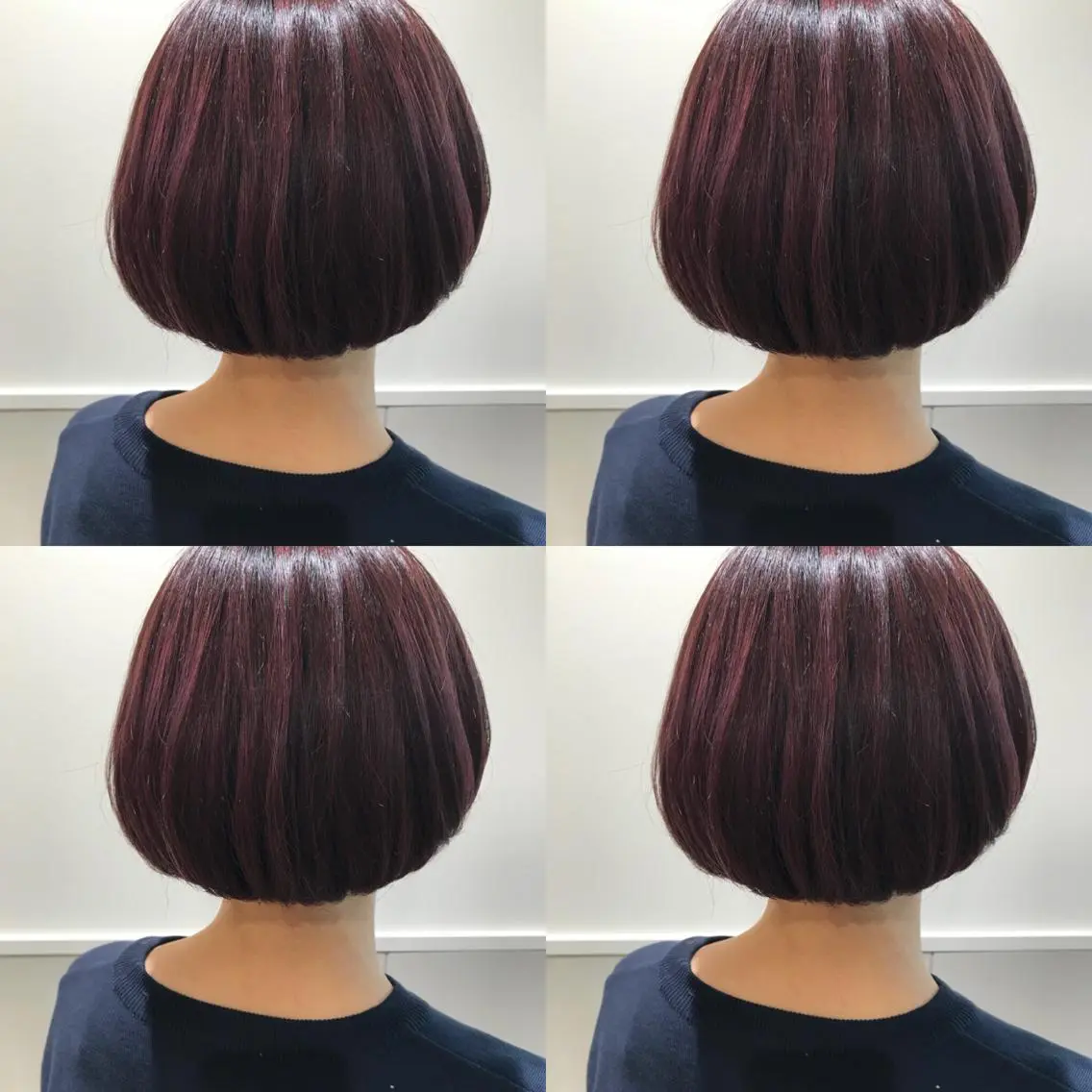 ミディアム カラー 小栗 麻衣のヘアスタイル