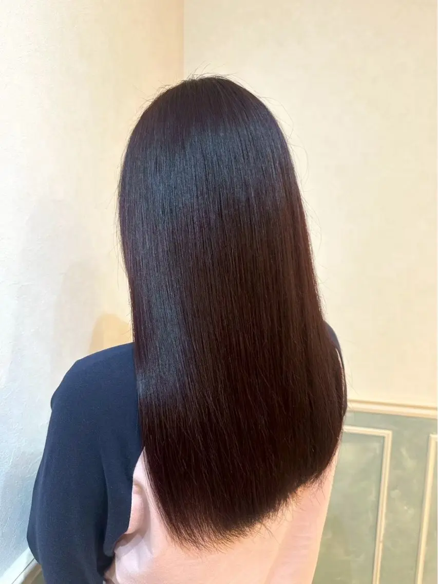 カラー ♻️ブリーチなし カラー♻️のヘアスタイル
