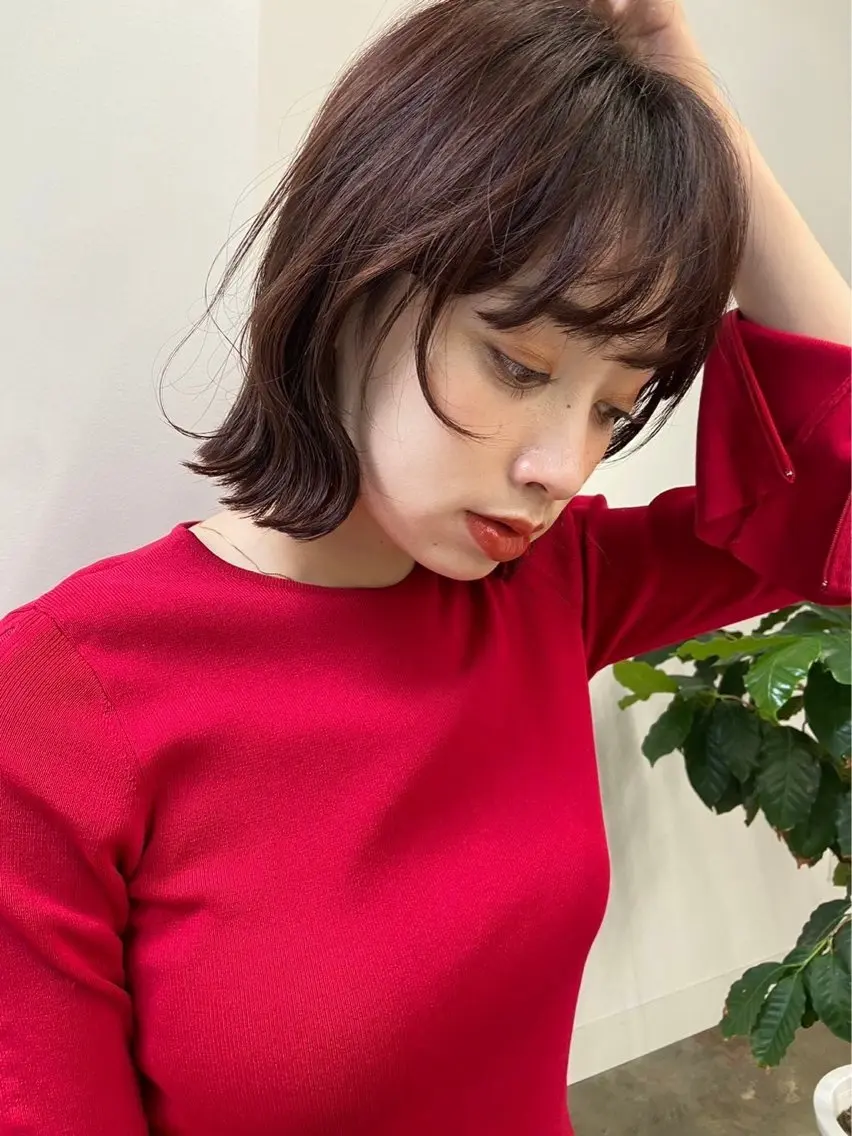 ショート カラー ヘアカラー 夢 菜のヘアスタイル