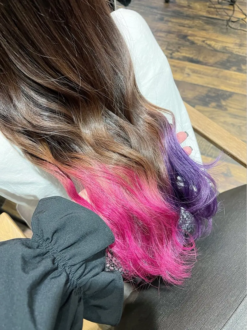 ロング カラー ヘアカラー 赤羽Gardenia 🌸ayame🌸のヘアスタイル