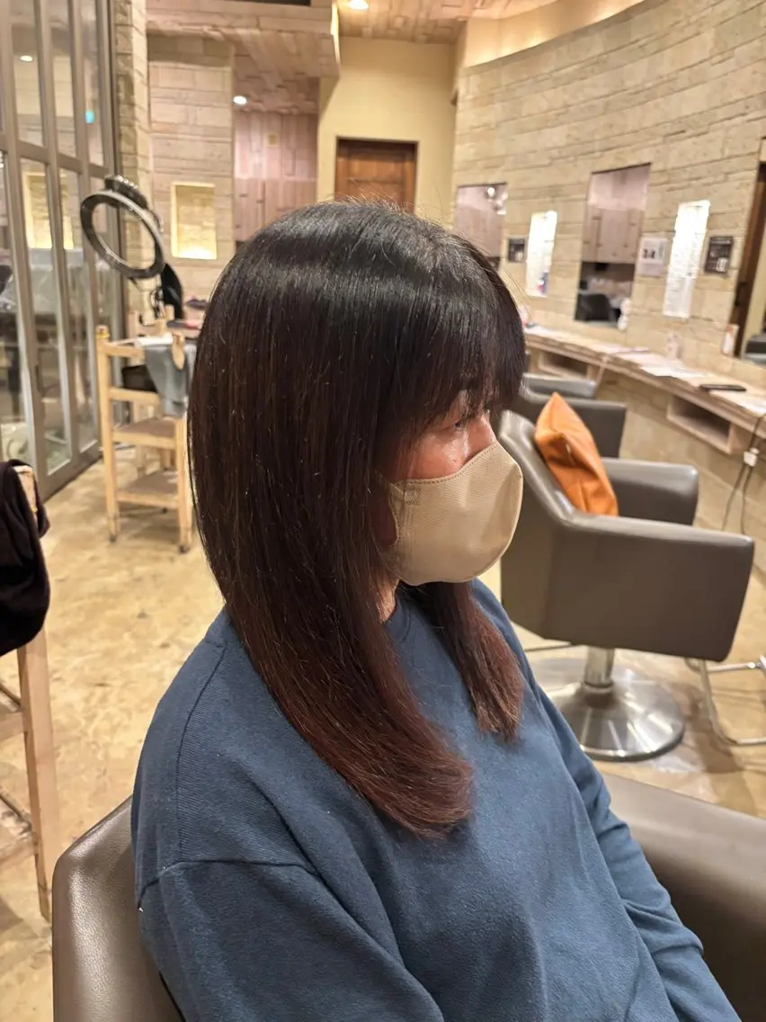 セミロング レイヤーカット ローレイヤー 北名古屋/牛嶋遼 /メンズのヘアスタイル