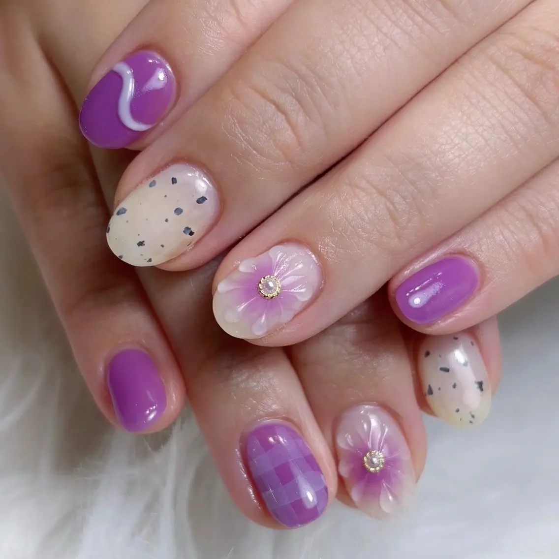 ネイル フラワーネイル TSUCHIYA KOZUEのネイルデザイン
