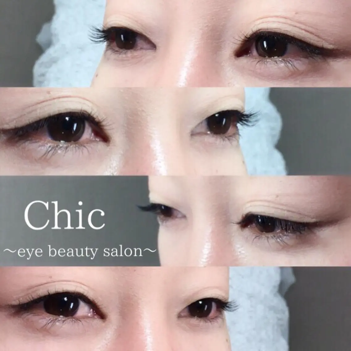 マツエク・マツパ Jカール Chic ATSUKOのマツエク・マツパデザイン