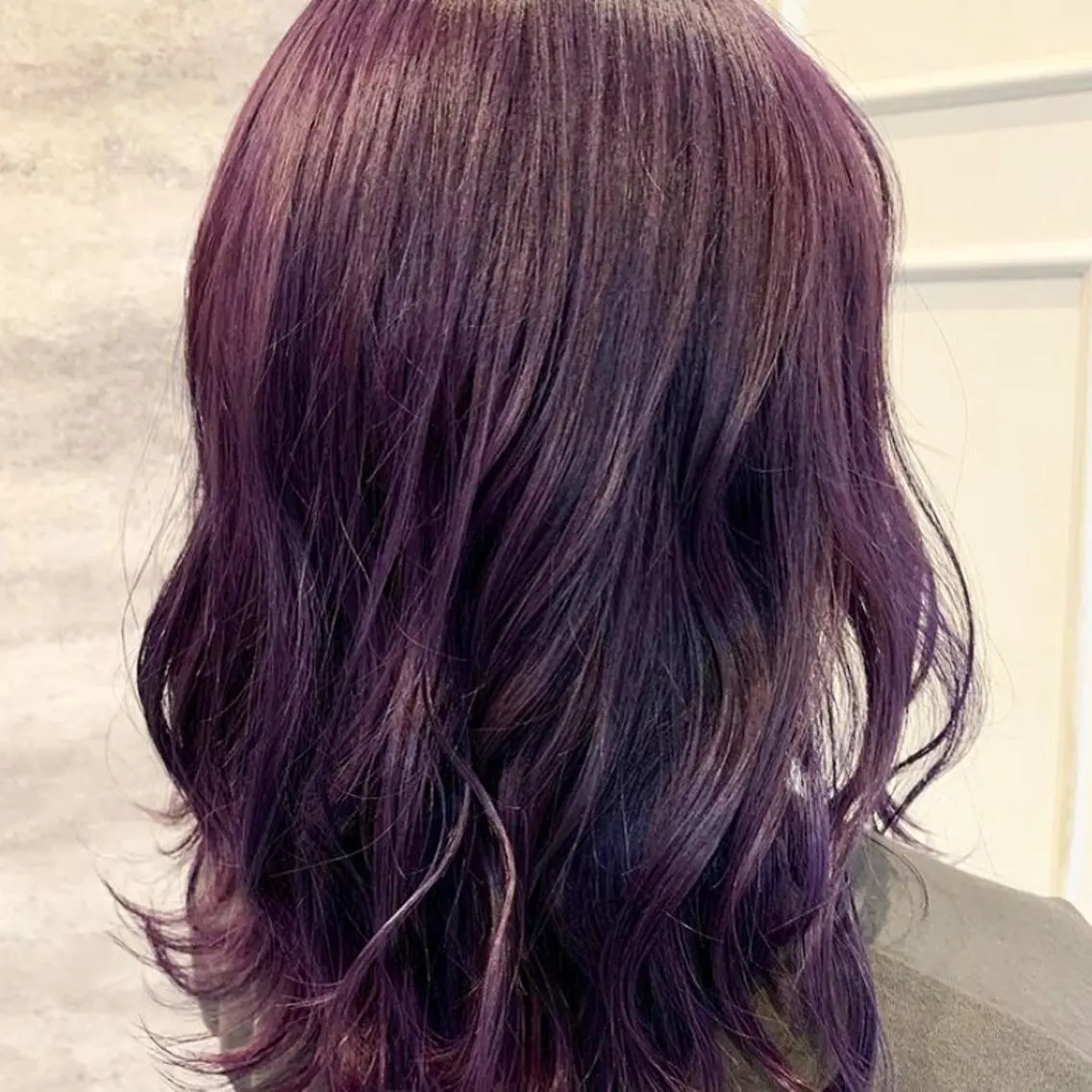 ミディアム カラー ラベンダーカラー パープルカラー 🫟Blanco🫟 Color&Careのヘアスタイル