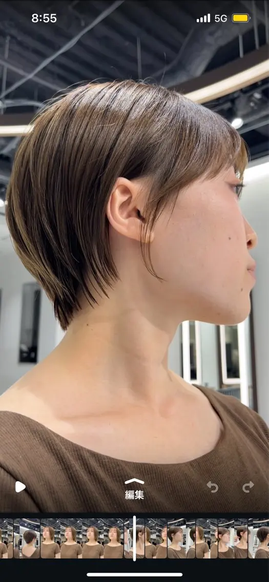 ショート ショートヘア 石塚 瑛里菜のヘアスタイル