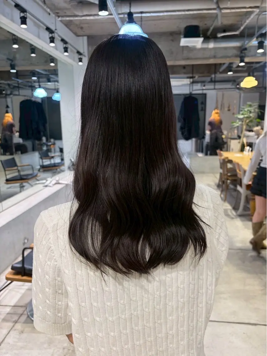 セミロング カラー ヘアカラー トリートメント ワンカラー¥3850 /アレンジ/あみ🎶のヘアスタイル