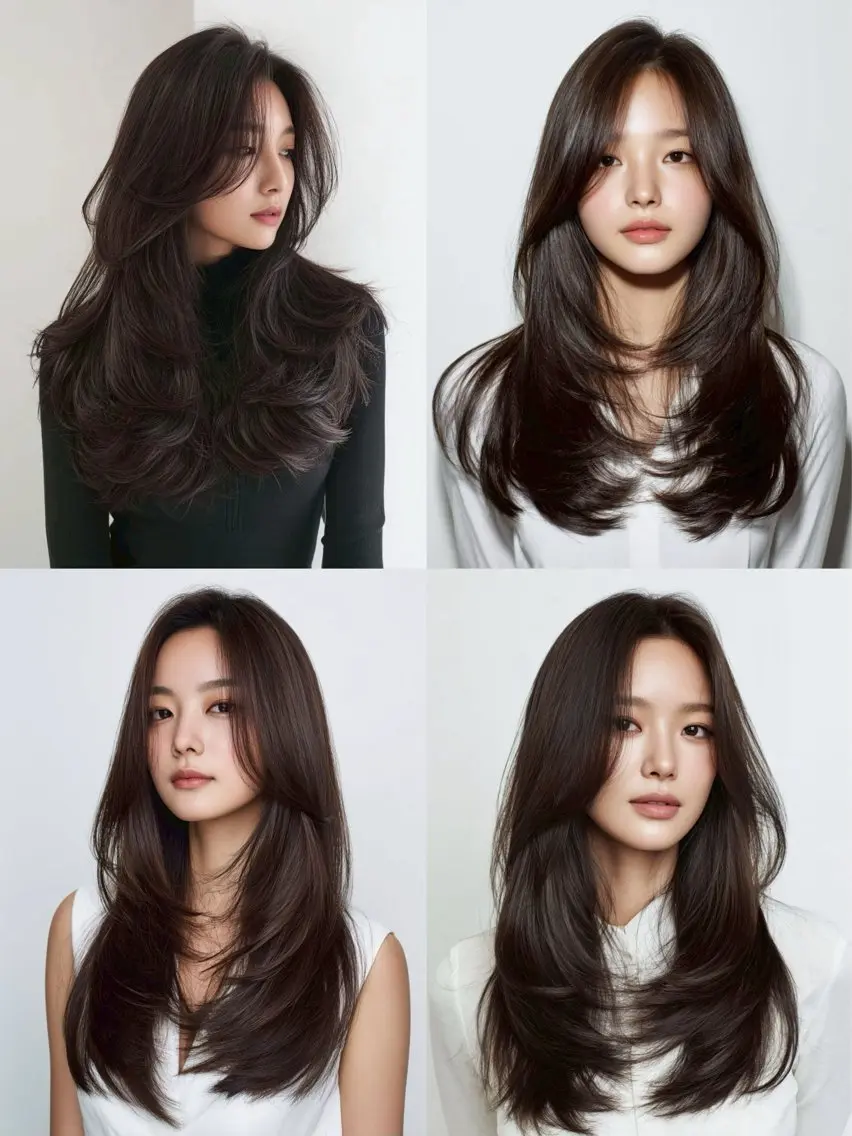 ロング カット ヘアカラー トリートメント 【明石の艶髪神様】 染澤尋統のヘアスタイル