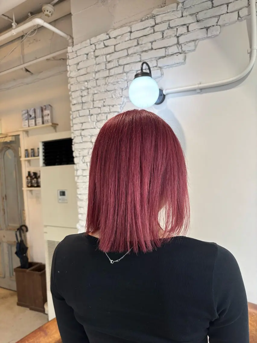 【ブリーチあり🈶、ケアブリーチ込み】 💫ダブルカラー+3step treatment💫の写真