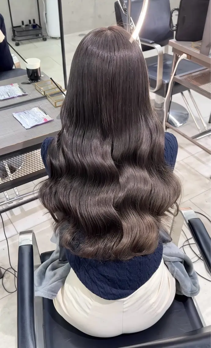 ロング カット ヘアカラー トリートメント ayano ♡のヘアスタイル