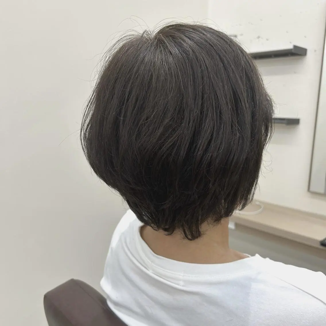 ショート くせ毛 ショートヘア 田中 恭子のヘアスタイル