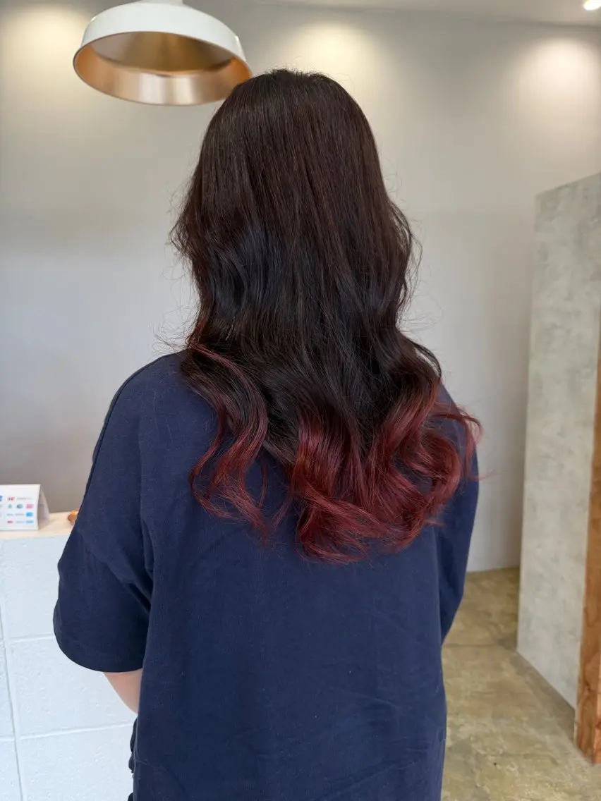 ロング カラー ヘアカラー __ komariのヘアスタイル