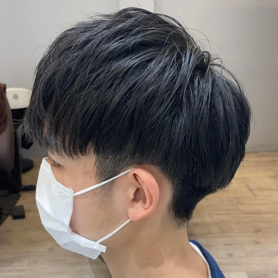 ショート メンズ メンズパーマ 学生(メンズ向け) メンズツイストパーマ 波巻きパーマ 学生 メンズサロンGRIT 店長 深山一平のヘアスタイル