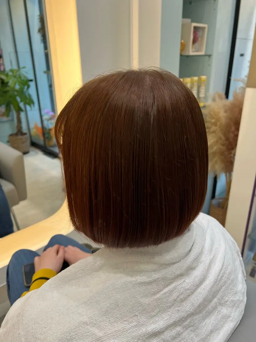 ミディアム カラー パーマ ヘアアレンジ トリートメント 堀井 凌平のヘアスタイル