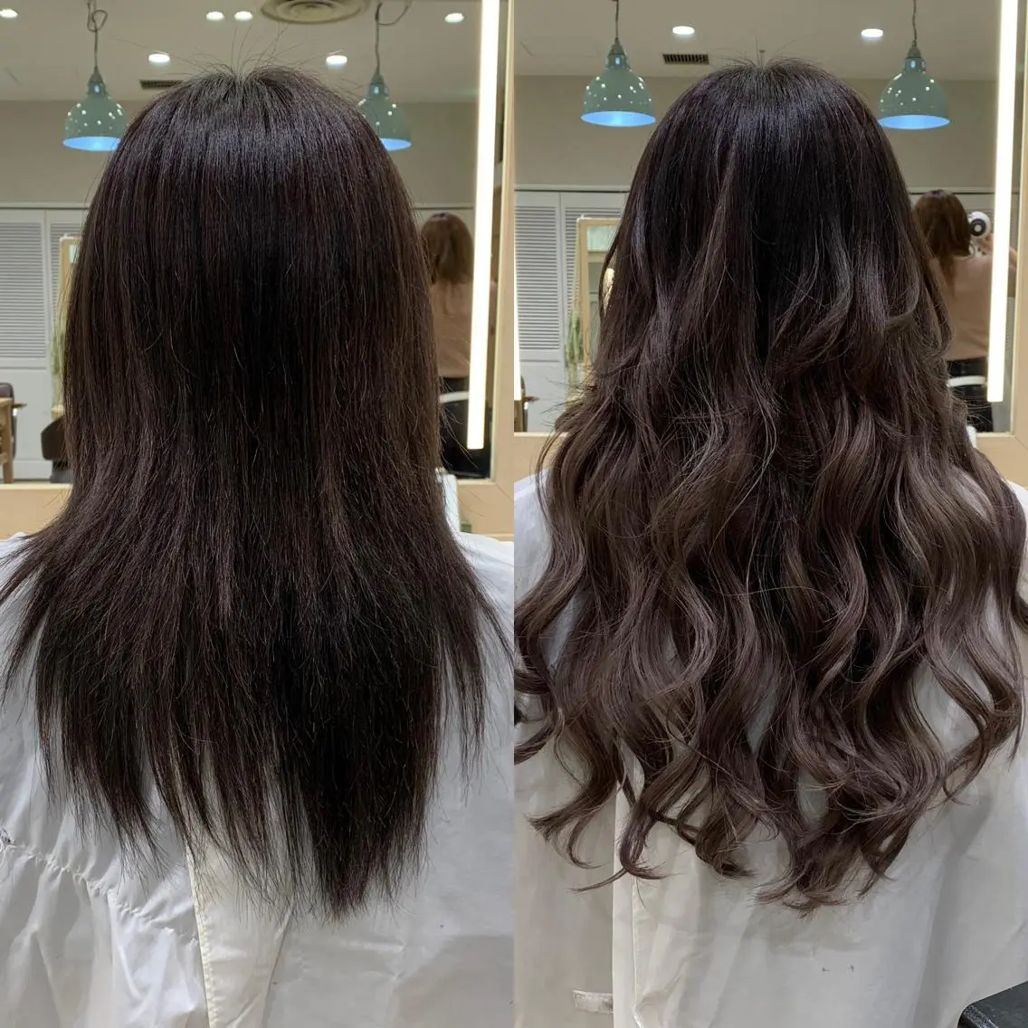 ロング カラー ヘアアレンジ シールエクステ エクステ エクステ TATSUYA アートディレクターのヘアスタイル